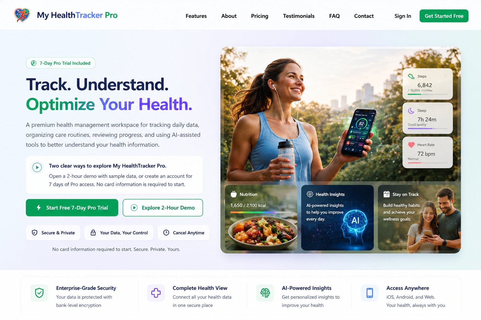My HealthTracker Pro